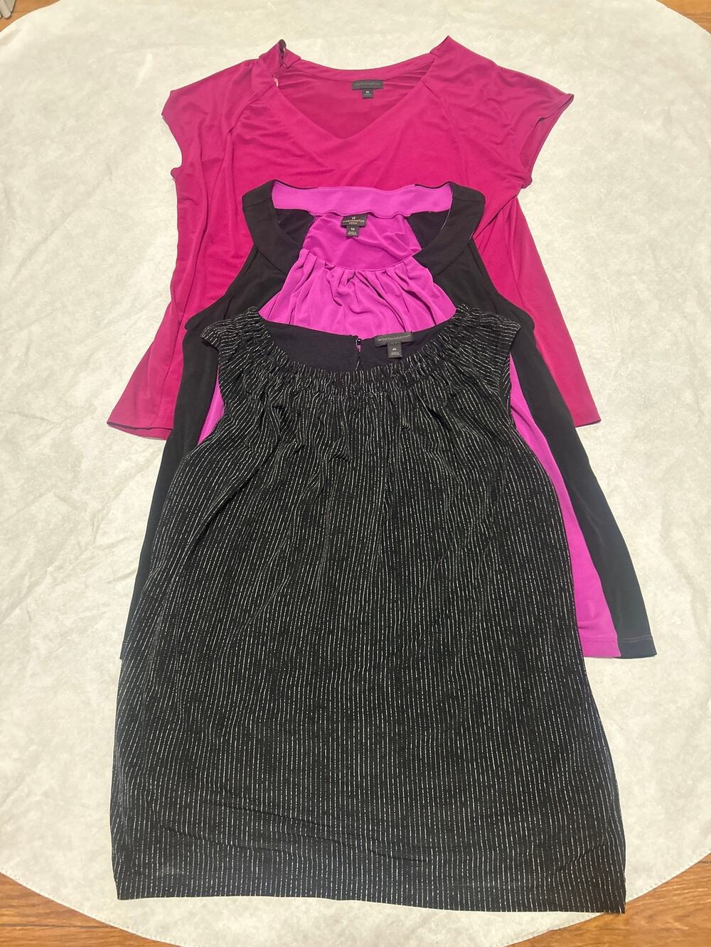 Bundle Lot of 3 Worthington Stretch Office Career Blouses Top  XL 1X